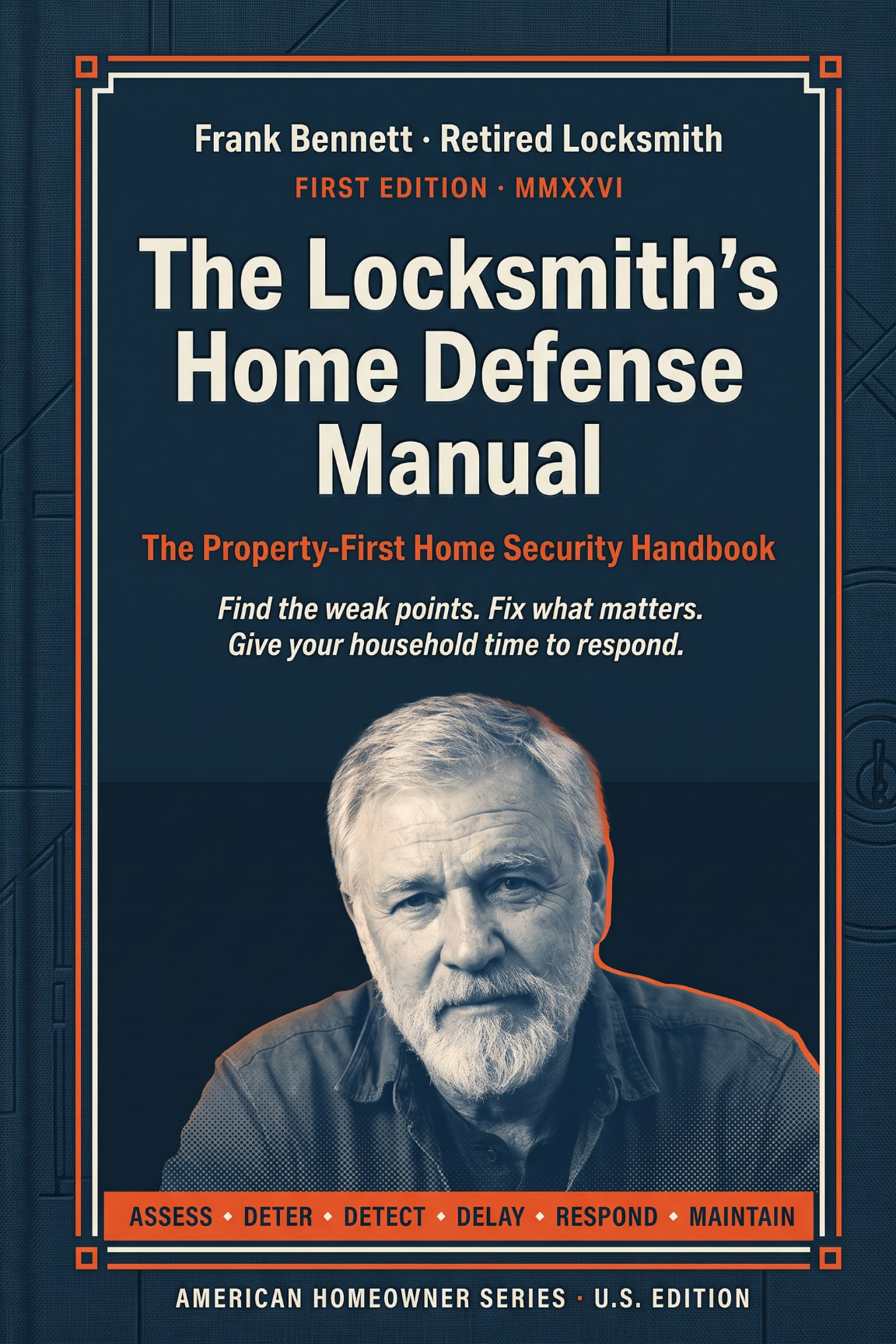 The Locksmith’s Home Defense Manual by Frank Bennett, first edition